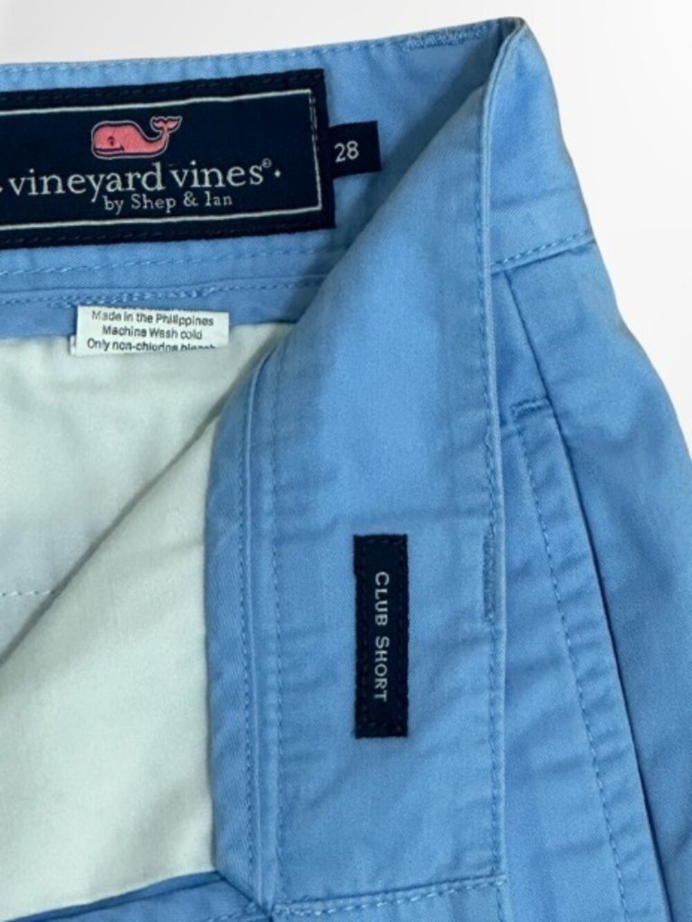 Vineyard Vines Sky Blue Breaker Chino Shorts 28 - Picture 5 of 8